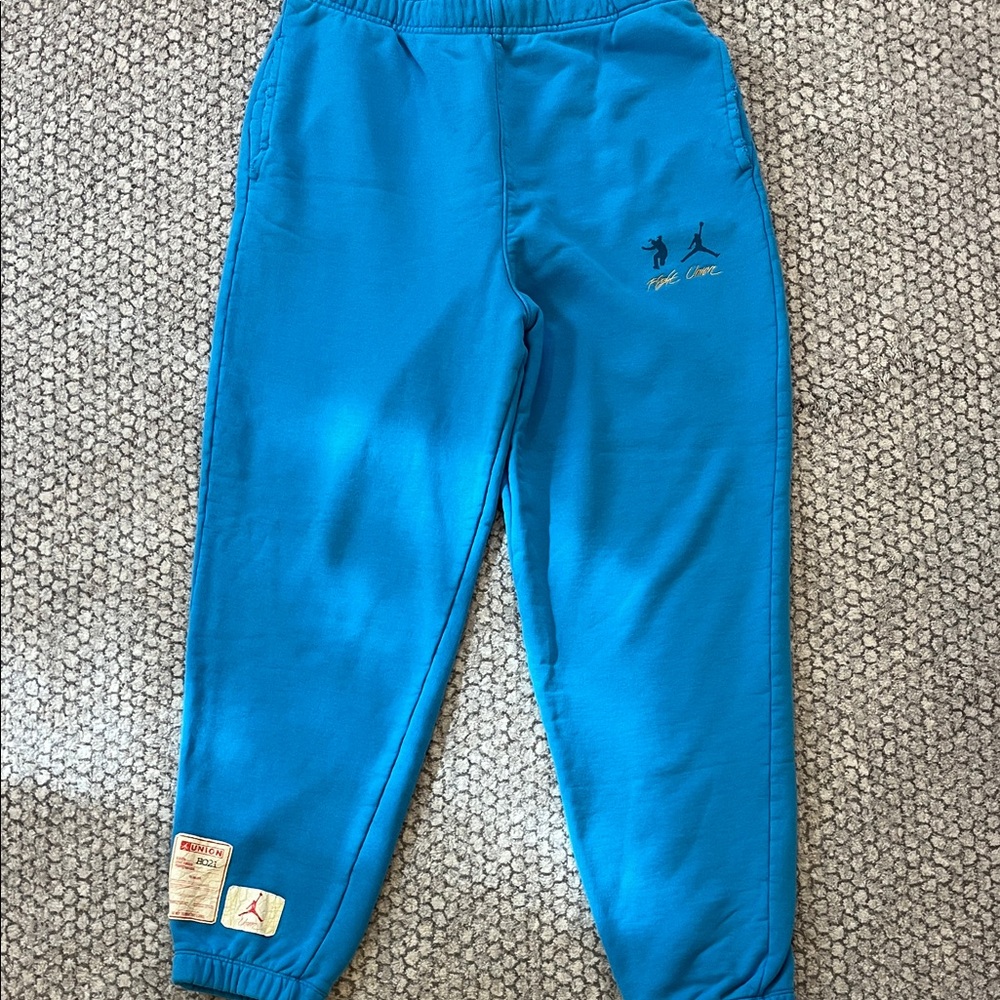 Air Jordan x union Crossover Solid Color Logo Casual Sweatpants
